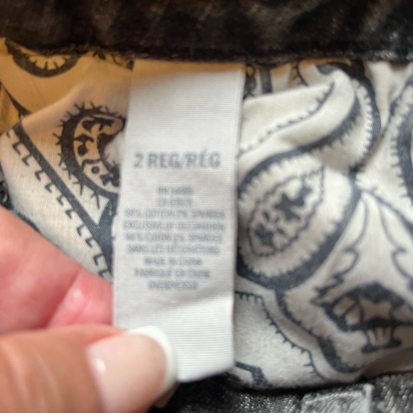 American Eagle 77 Straight Leg Gray Jeans GUC sz 2 - Picture 3 of 5